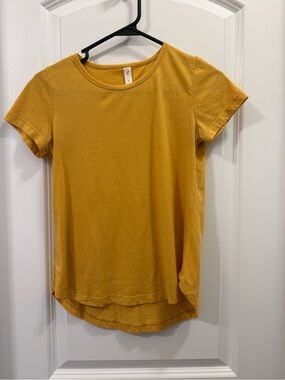 Everyday Mustard Crewneck Short Sleeve Tee by Fornia